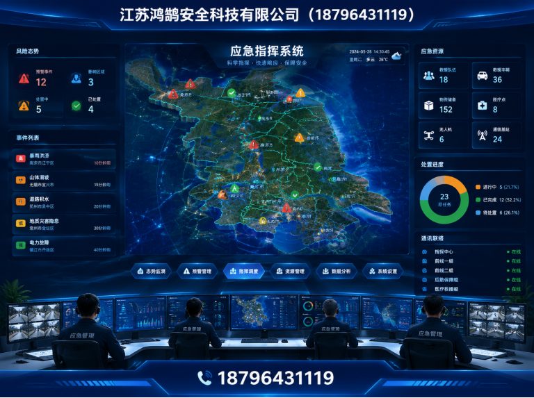 随州消防通信指挥展示图